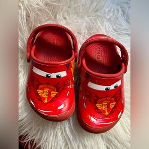 Disney Cars Lightening McQueen toddler red crocs size 8